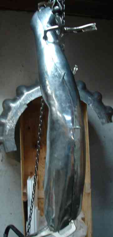 arm halves fit and clamped together
