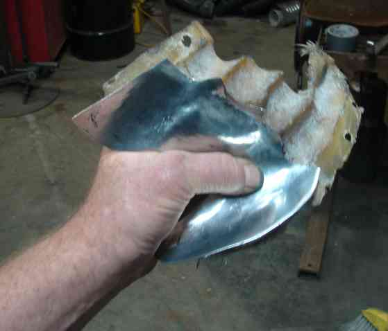 the palm, roughed in . . .