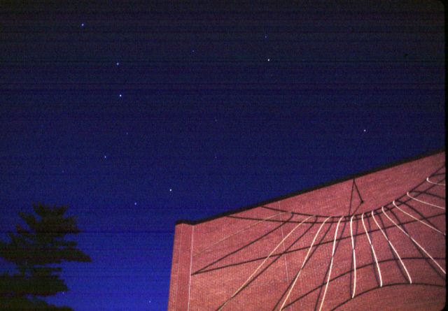 [DIAGRAM: Night time shot Swensen Sundial]