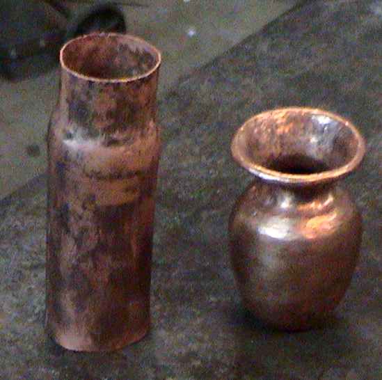 final stage next to starting pipe