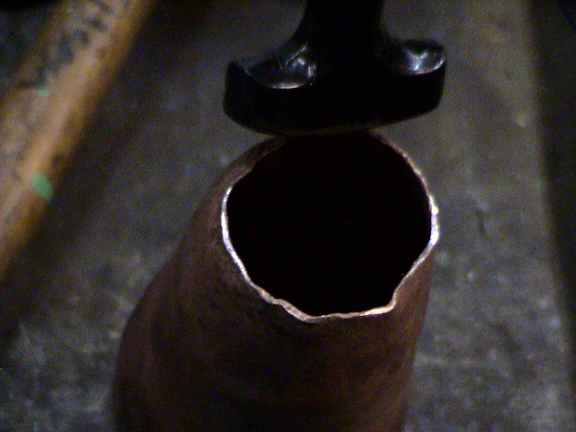 final stage next to starting pipe
