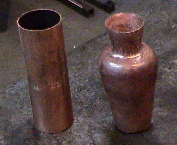 final stage next to starting pipe